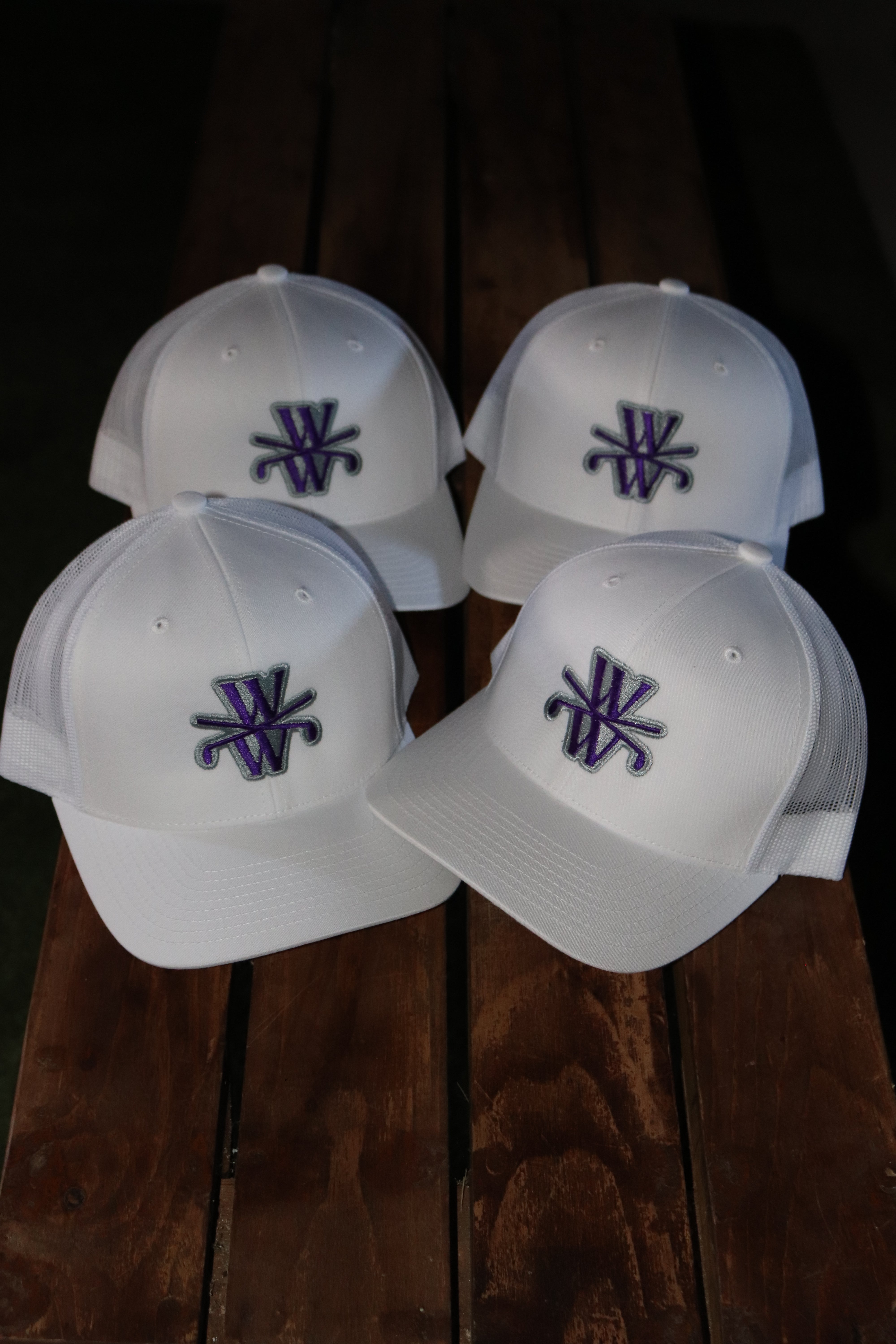 Wedge Wizard Two Tone Weekender Hat - White/Purple – Wedge