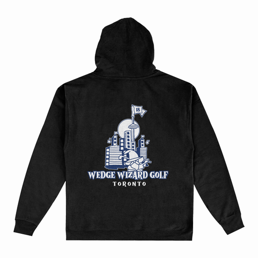 Wedge Wizard Toronto City Graphic Hoodie - Blue Graphic