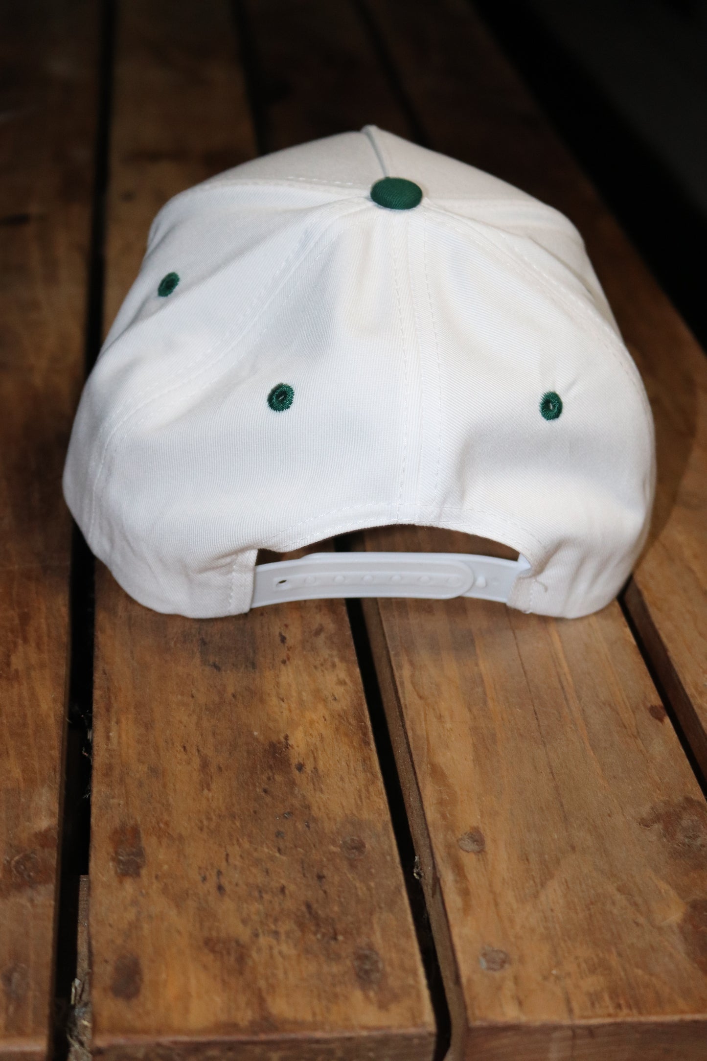 Wedge Wizard Two Tone OG 5 Panel Hat - White/Green