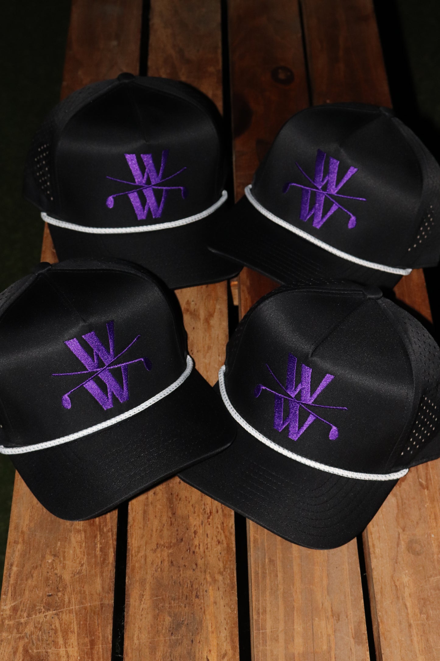 Wedge Wizard OG Performance Rope Hat - Black/Purple